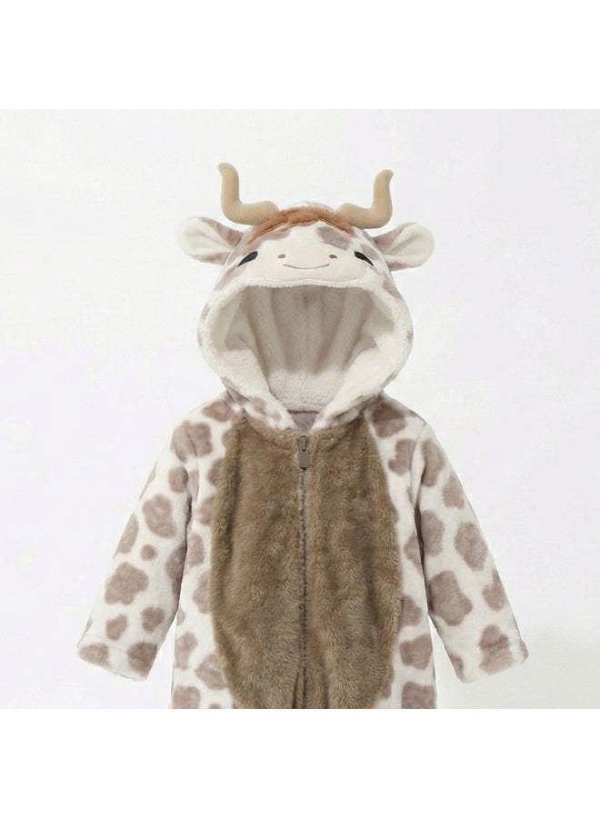 Cloud Fashion Newborn Mini Moo Jumpsuit - Image 4